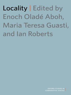 cover image of Locality